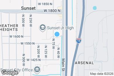 Map image of the property - 45 W 1600 N