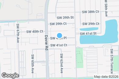 Map image of the property - 6300 SW 41st Pl