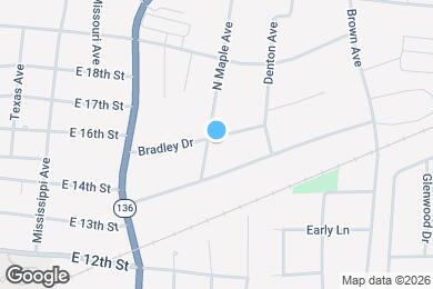 Map image of the property - 601 Bradley Dr