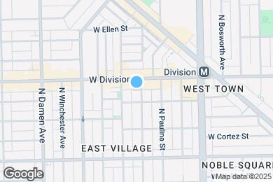Map image of the property - 1116 N Hermitage Ave