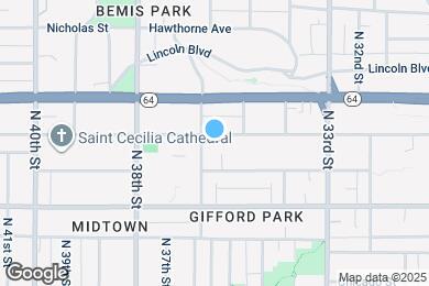 Map image of the property - 3525 Burt St