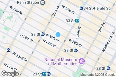 Map image of the property - 117 W 28th St