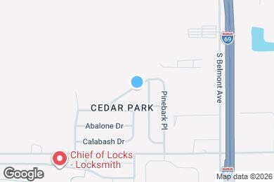 Map image of the property - 2419 Pinebark Dr