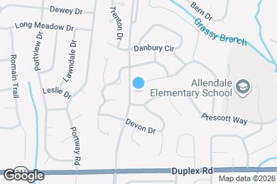 Map image of the property - 2315 Hayward Ln