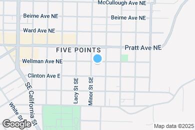 Map image of the property - 1310 Wellman Ave NE
