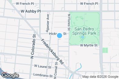 Map image of the property - 1822 N Comal