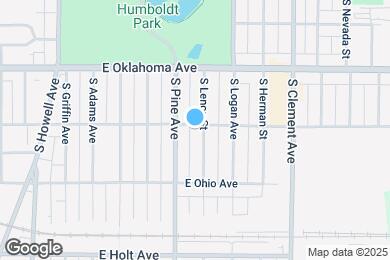 Map image of the property - 3201 S Lenox St