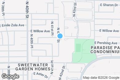 Map image of the property - 13215 N 42nd St