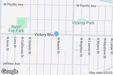 Map image of the property - 2700 West Victory