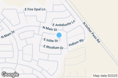 Map image of the property - 5044 E Iolite St