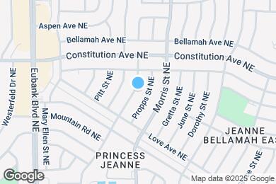 Map image of the property - 1204 Betts St NE