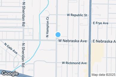 Map image of the property - 319 W Nebraska Ave