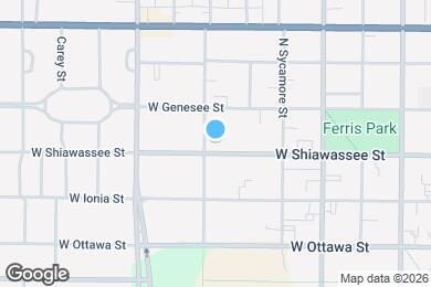 Map image of the property - 820 W Shiawassee St