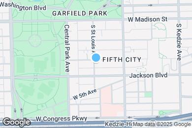 Map image of the property - 3461 W Adams St
