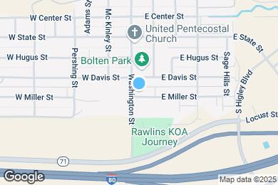 Map image of the property - 107 E Miller St