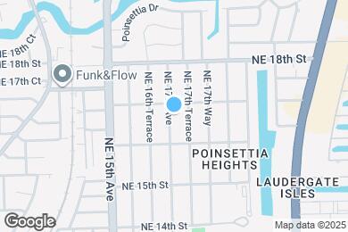 Map image of the property - 1632 NE 17th Ave