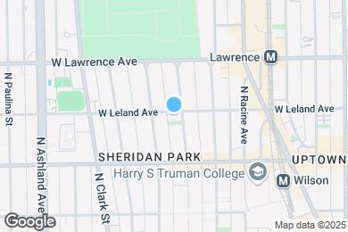 Map image of the property - 1311 W Leland Ave