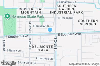 Map image of the property - 2355 E Huntington Dr