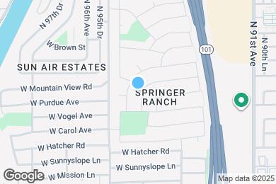 Map image of the property - 9638 N 94th Ave