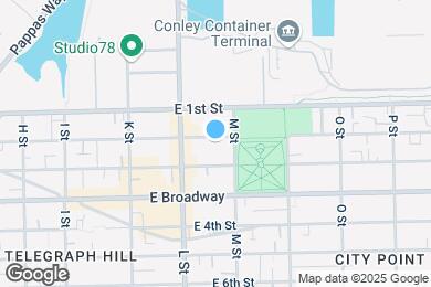 Map image of the property - 719 E 2nd St