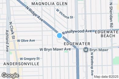 Map image of the property - 5664 N Ridge Ave