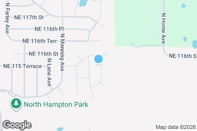 Map image of the property - 11512 N Windsor Ave