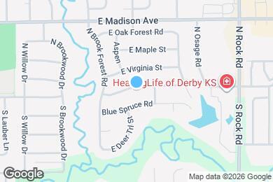 Map image of the property - 1419 E Alise St