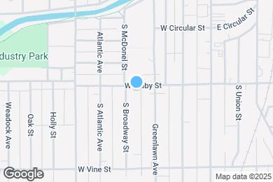 Map image of the property - 331 W Kibby St