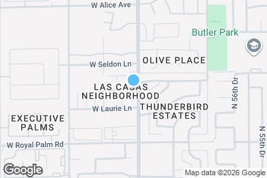 Map image of the property - 8343 N 59th Dr