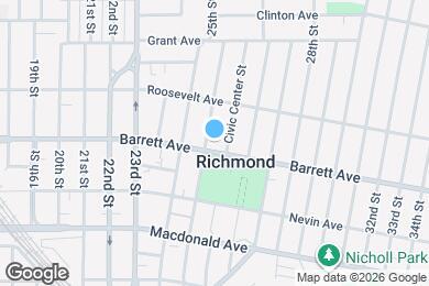 Map image of the property - 2513 Barrett Ave