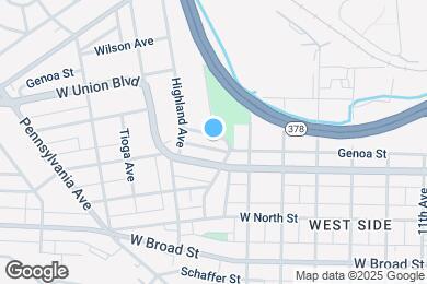 Map image of the property - 1745 Rose Ave