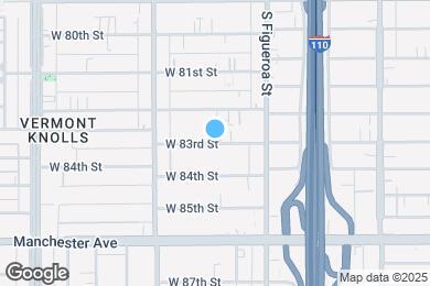Map image of the property - 619 W 83rd St