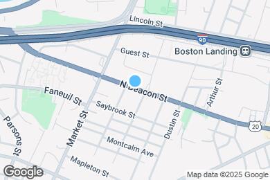 Map image of the property - 172 N Beacon St