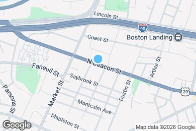 Map image of the property - 172 N Beacon St