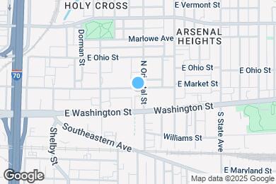 Map image of the property - 1337 E Market St