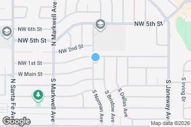 Map image of the property - 106 N Norman Ave
