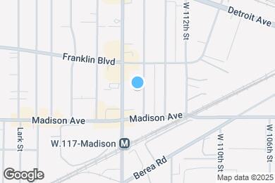 Map image of the property - 1584 W 116th