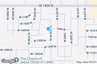 Map image of the property - 1583 N 2530 W