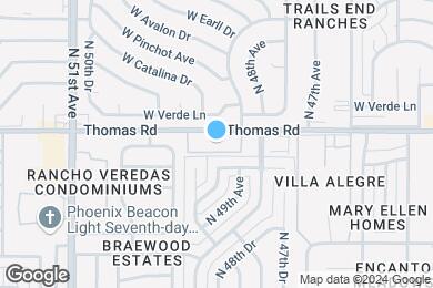 Map image of the property - Aspire West Phoenix