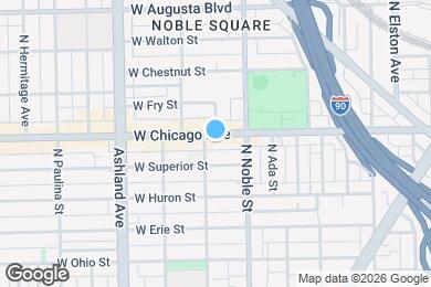 Map image of the property - 1429 W Chicago Ave