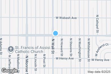 Map image of the property - 4620 N Wall St