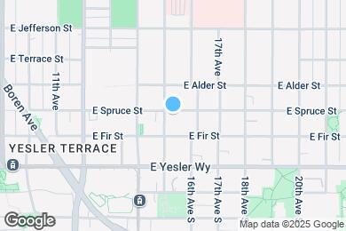 Map image of the property - 1507 E Spruce St