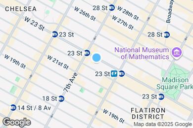 Map image of the property - 144 W 23 St