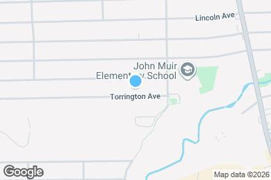 Map image of the property - 2506 Torrington Ave