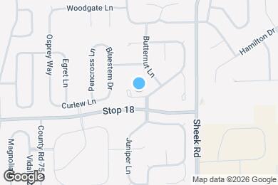 Map image of the property - 1058 Sugar Maple Dr
