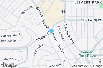 Map image of the property - 4191 Angeles Vista Blvd