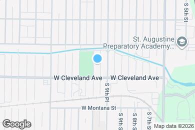 Map image of the property - 2656 S 10th St