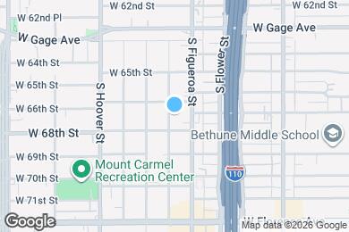 Map image of the property - 6616 Denver Ave