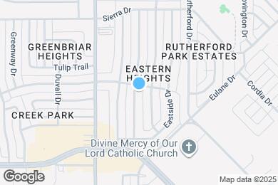 Map image of the property - 1404 E Park Dr