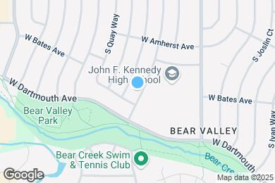 Map image of the property - 2971 S Newland St